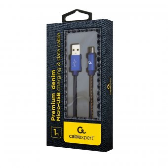 Cablu alimentare si date USB - Micro-USB model Jeans