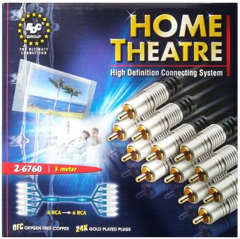 Cablu profesional 6 x RCA - 6 X RCA 3M