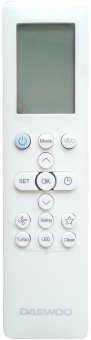 Telecomanda aparat de aer conditionat DAEWOO SAF09M1WR30, SAF12M1WR30