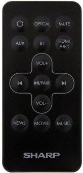 Telecomanda originala SoundBar SHARP HT-SBW110
