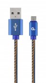 Cablu alimentare si date USB - Micro-USB model Jeans