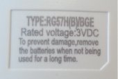 Telecomanda aer conditionat GORENJE si BEKO, RG57H (B) / BGE 