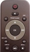 Telecomanda pentru sistem audio Hi-Fi Philips DCB3070